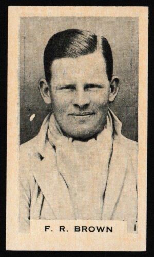 Phillips (Godfrey) - 'Test Cricketers 1932-1933' (1932) - Card #24 (BDV) - F.R. Brown (Surrey)