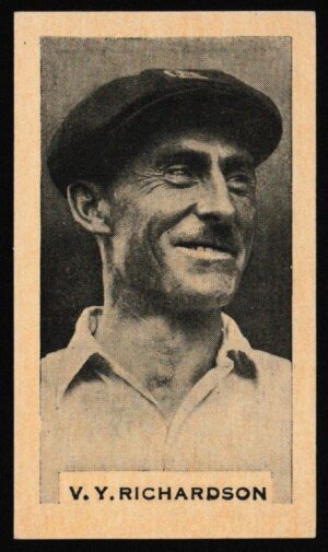 Phillips (Godfrey) - 'Test Cricketers 1932-1933' (1932) - Card #3 (BDV) - V.Y. Richardson (South Australia)