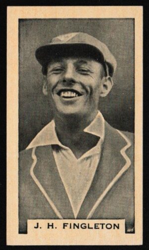 Phillips (Godfrey) - 'Test Cricketers 1932-1933' (1932) - Card #30 (BDV) - J.H. Fingleton (New South Wales)