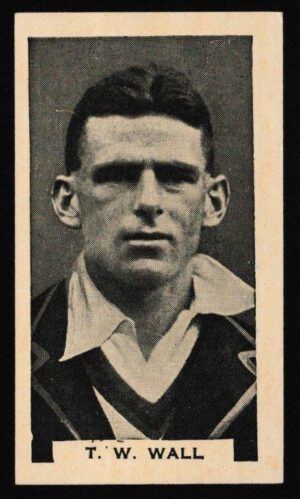 Phillips (Godfrey) - 'Test Cricketers 1932-1933' (1932) - Card #33 (BDV) - T.W. Wall (South Australia)