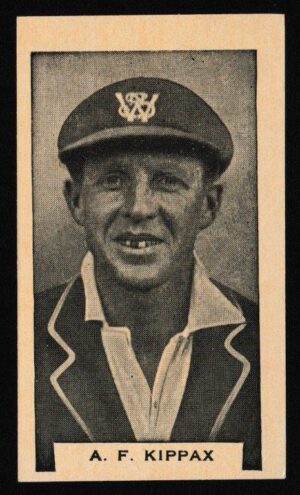 Phillips (Godfrey) - 'Test Cricketers 1932-1933' (1932) - Card #34 (BDV) - A.F. Kippax (New South Wales)