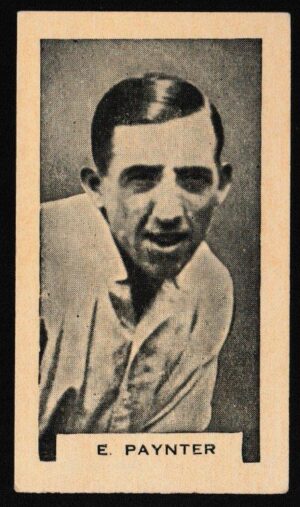 Phillips (Godfrey) - 'Test Cricketers 1932-1933' (1932) - Card #38 (BDV) - E. Paynter (Lancashire)