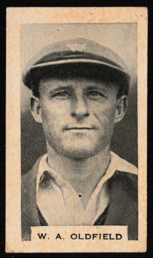 Phillips (Godfrey) - 'Test Cricketers 1932-1933' (1932) - Card #7 (BDV) - W.A. Oldfield (New South Wales)