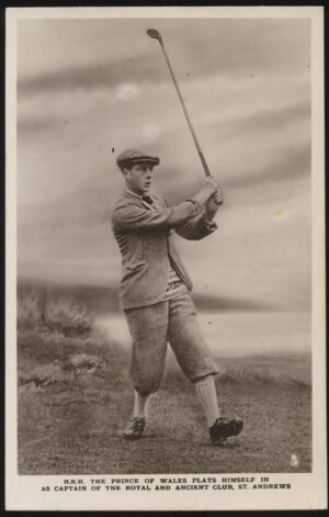 Tuck's - 'HRH The Prince of Wales at St Andrews Golf Postcard As Captain' (1936) - Unpostmarked Used Tuck's - 'HRH The Prince of Wales at St Andrews Golf Postcard As Captain' (1936) - Unpostmarked Used
