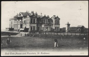Valentine's - 'Old Tom Morris St Andrews Golf Postcard' (1909) - Postmarked St Andrews 01-Mar-1909 Valentine's - 'Old Tom Morris St Andrews Golf Postcard' (1909) - Postmarked St Andrews 01-Mar-1909