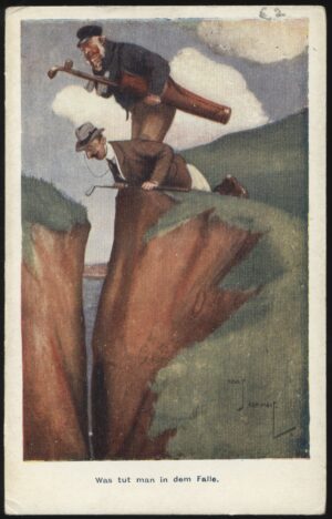 E J Hey - 'Charles Crombie Golf What Shall I take for This' (c1910's) - Unused Postcard