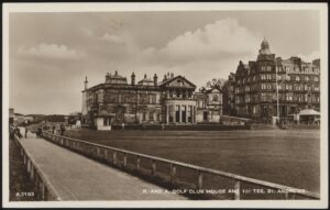 Valentine's - 'R&A Golf Club and 1st Tee St Andrews' (Undated) - Used Postcard Valentine's - 'R&A Golf Club and 1st Tee St Andrews' (Undated) - Used Postcard