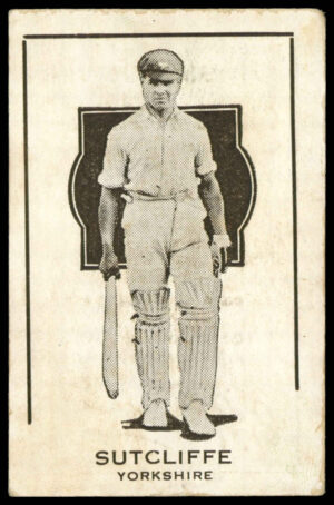 G.G. Goode - 'Prominent Cricketers' (1924) - Sutcliffe (Yorkshire)