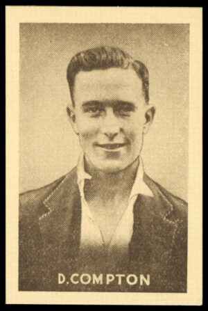 Griffiths Bros - 'Cricketers (Cruising Toffee 1938)' (1938) - D. Compton