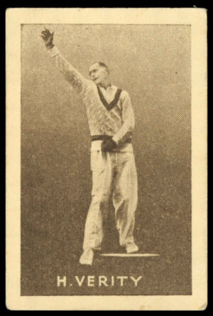 Griffiths Bros - 'Cricketers (Cruising Toffee 1938)' (1938) - H. Verity