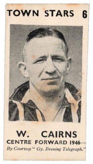 Grimsby Evening Telegraph - 'Town Stars' (1952) - W. Cairns (Centre Forward 1946-) Grimsby Evening Telegraph - 'Town Stars' (1952) - W. Cairns (Centre Forward 1946-)