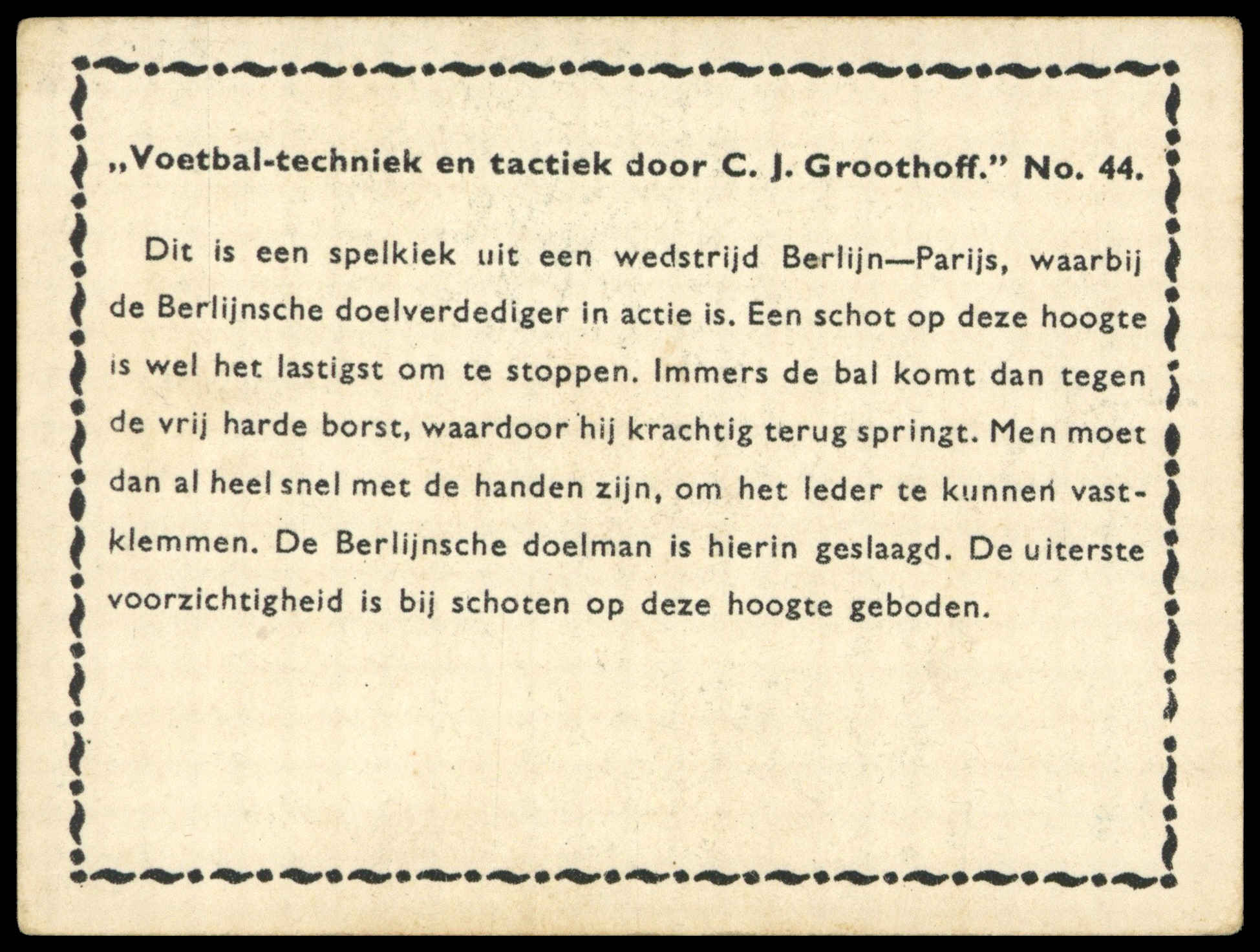 Groothoff (Phillips) - 'Football' (1932) - Berijn v Parijs Groothoff (Phillips) - 'Football' (1932) - Berijn v Parijs