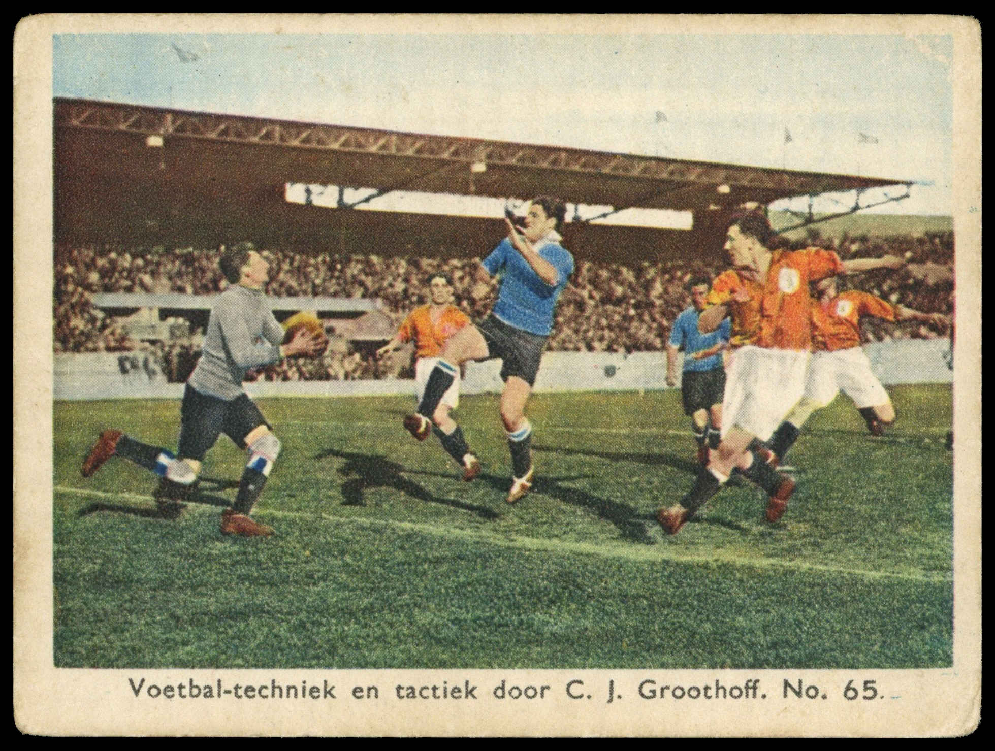 Groothoff (Phillips) - 'Football' (1932) - Nederland v Uruguay (1928 Olympics) Groothoff (Phillips) - 'Football' (1932) - Nederland v Uruguay (1928 Olympics)
