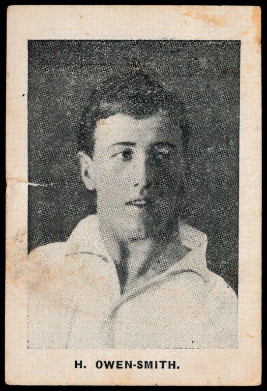 Hartley's - 'South African English Cricket Tour 1929' (1929) - H. Owen-Smith (Western Province) Hartley's - 'South African English Cricket Tour 1929' (1929) - H. Owen-Smith (Western Province)