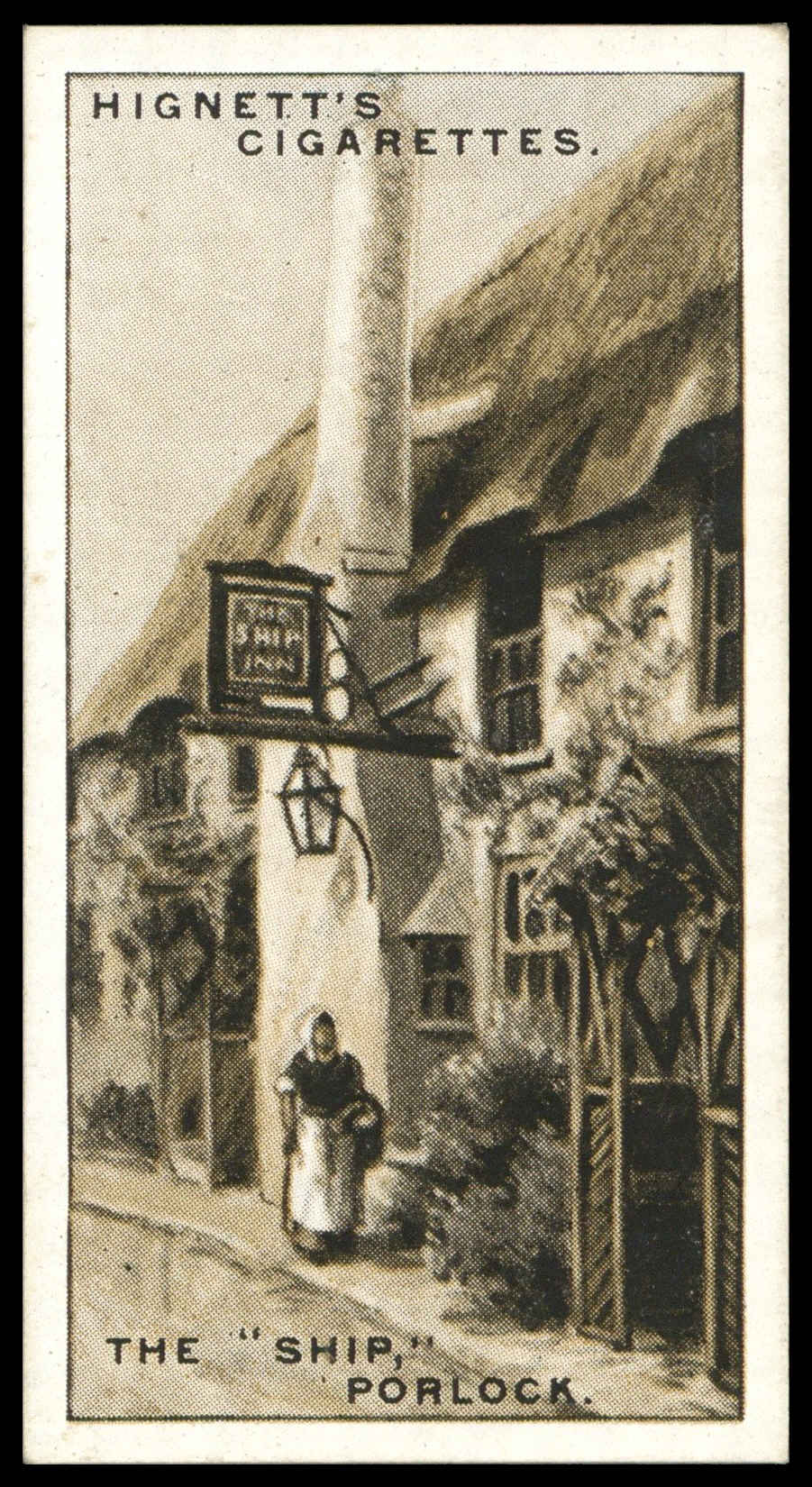 Hignett - 'Celebrated Old Inns' (1925) - #43 - The Ship - Porlock Hignett - 'Celebrated Old Inns' (1925) - #43 - The Ship - Porlock