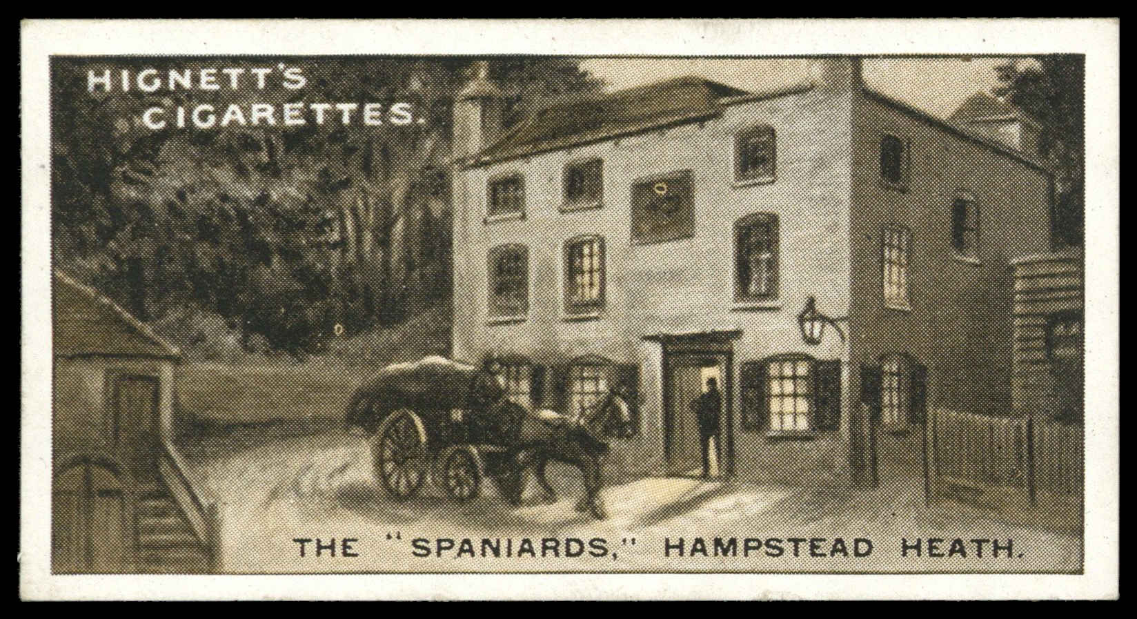 Hignett - 'Celebrated Old Inns' (1925) - #44 - The Spaniards - Hampstead Heath Hignett - 'Celebrated Old Inns' (1925) - #44 - The Spaniards - Hampstead Heath