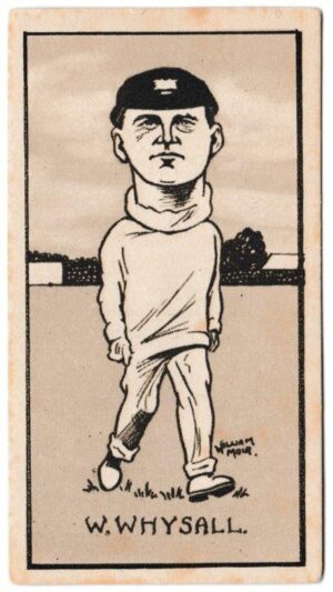 Hill (R&J) - 'Caricatures of Famous Cricketers (S)' (1926) - Card #31 - W.W. Whysall (Notts)