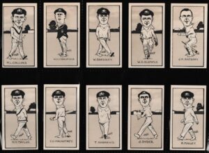 Hill (R&J) - 'Caricatures of Famous Cricketers (S)' - (1926)