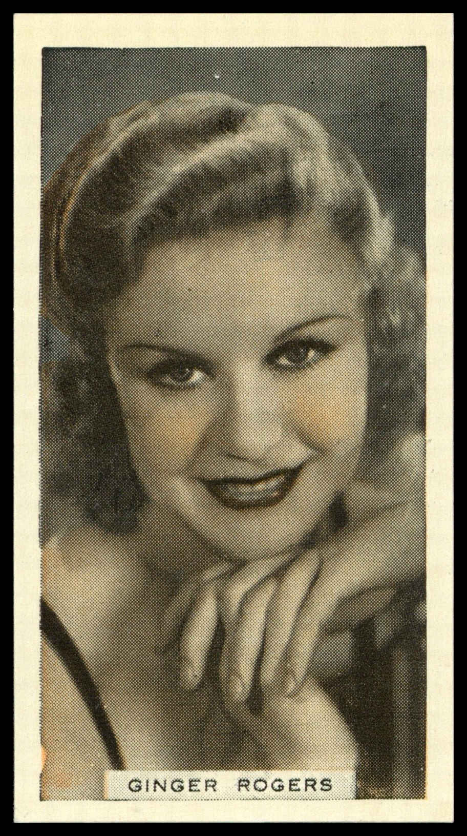 Hill (R&J) - 'Cinema Celebrities (A)' - Ginger Rogers (1937) Hill (R&J) - 'Cinema Celebrities (A)' - Ginger Rogers (1937)