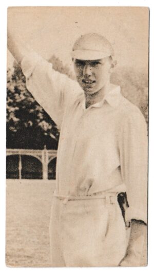 Hill (R&J) - 'Famous Cricketers' (1923) - Card #11 - C.H. Gibson (Cambridge University)