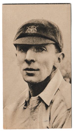 Hill (R&J) - 'Famous Cricketers' (1923) - Card #7 - G. Gunn (Nottinghamshire)