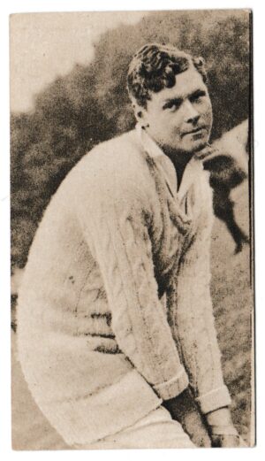 Hill (R&J) - 'Famous Cricketers' (1923) - Card #8 - A.P.F. Chapman (Kent)
