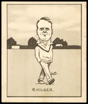 Hill (R&J) - 'Caricatures of Famous Cricketers (L)' (1926) - Roy Kilner (Yorkshire)