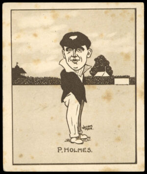 Hill (R&J) - 'Caricatures of Famous Cricketers (L)' (1926) - Percy Holmes (Yorkshire)
