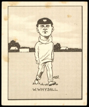 Hill (R&J) - 'Caricatures of Famous Cricketers (L)' (1926) - W.W. Whysall (Notts)