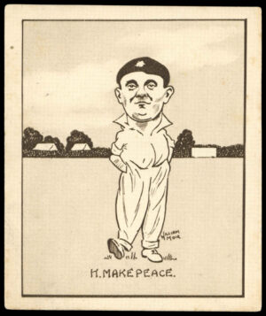 Hill (R&J) - 'Caricatures of Famous Cricketers (L)' (1926) - H. Makepeace (Lancashire)