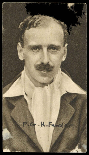 Hill (R&J) - 'Famous Cricketers' (1923) - P.G.H. Fender (Surrey) Hill (R&J) - 'Famous Cricketers' (1923) - P.G.H. Fender (Surrey)