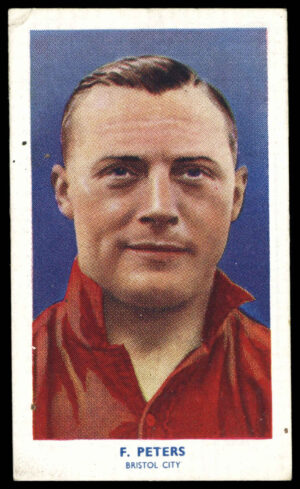 Hill (R&J) - 'Famous Footballers (51-75)' (1939) - F. Peters (Bristol City)