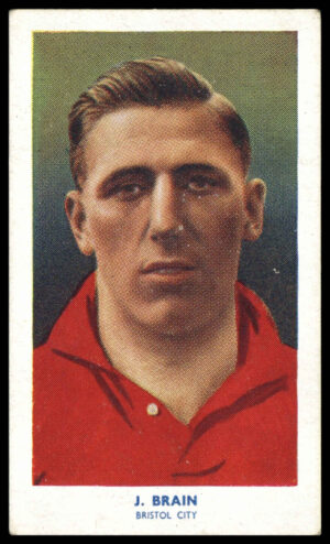 Hill (R&J) - 'Famous Footballers (51-75)' (1939) - J. Brain (Bristol City)