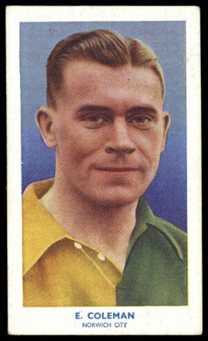 Hill (R&J) - 'Famous Footballers (51-75)' (1939) - E. Coleman (Norwich City)
