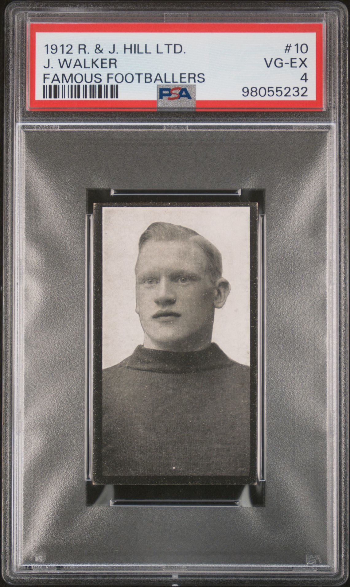 Hill (R&J) - 'Famous Footballers (1912)' (1912) - J. Walker (Swindon) **PSA4** Hill (R&J) - 'Famous Footballers (1912)' (1912) - J. Walker (Swindon) **PSA4**
