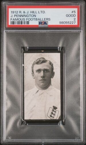 Hill (R&J) - 'Famous Footballers (1912)' (1912) - J. Pennington (West Brom) **PSA2** Hill (R&J) - 'Famous Footballers (1912)' (1912) - J. Pennington (West Brom) **PSA2**