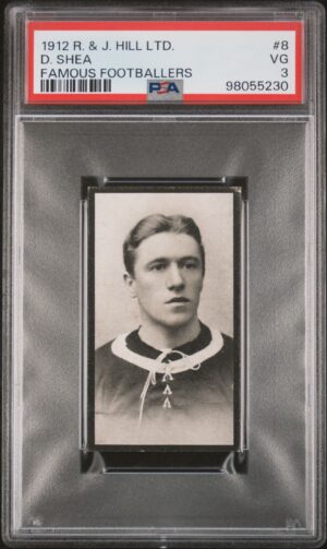 Hill (R&J) - 'Famous Footballers (1912)' (1912) - D. Shea (West Ham United) **PSA3** Hill (R&J) - 'Famous Footballers (1912)' (1912) - D. Shea (West Ham United) **PSA3**