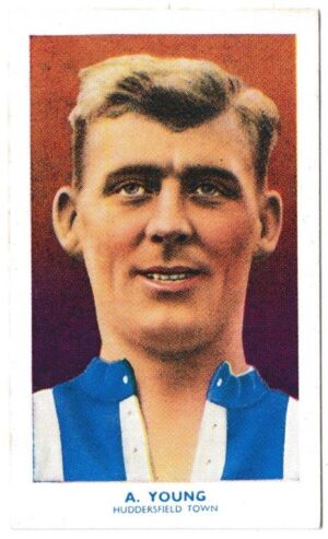 Hill (R&J) - 'Famous Footballers' (1939) - Card #35 - Alfred Young (Huddersfield Town)