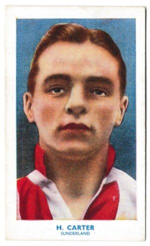 Hill (R&J) - 'Famous Footballers' (1939) - Card #36 - Horatio Carter (Sunderland)