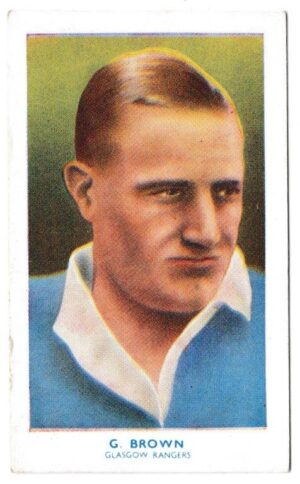 Hill (R&J) - 'Famous Footballers' (1939) - Card #44 - Andrew Beattie (Preston North End)