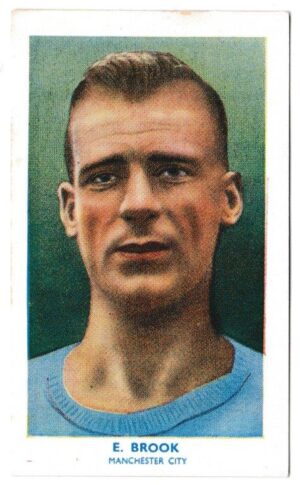 Hill (R&J) - 'Famous Footballers' (1939) - Card #48 - Eric Brook (Manchester City)