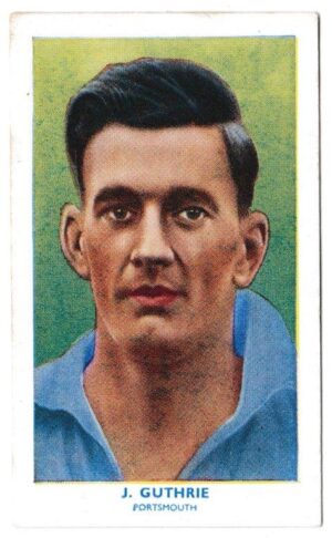 Hill (R&J) - 'Famous Footballers' (1939) - Card #49 - George Guthrie (Portsmouth)