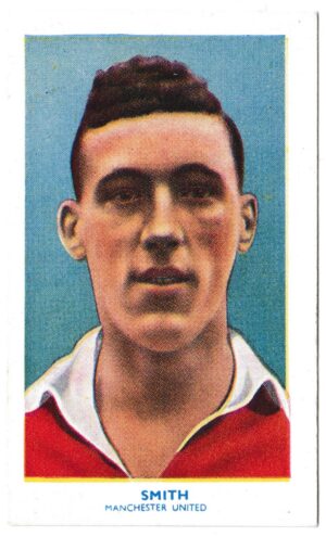 Hill (R&J) - 'Famous Footballers' (1939) - Card #5 - John Smith (Manchester United)