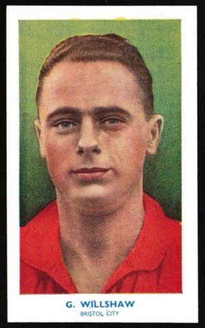 Hill (R&J) - 'Famous Footballers (Hy. Archer) Card #10 - George Wilshaw (Bristol City)
