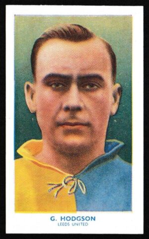 Hill (R&J) - 'Famous Footballers (Hy. Archer) Card #13 - Gordon Hodson (Leeds United)