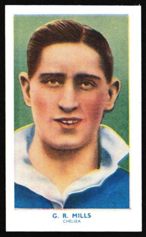Hill (R&J) - 'Famous Footballers (Hy. Archer) Card #15 - George Mills (Chelsea)