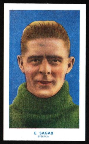 Hill (R&J) - 'Famous Footballers (Hy. Archer) Card #16 - Edward Sagar (Everton)