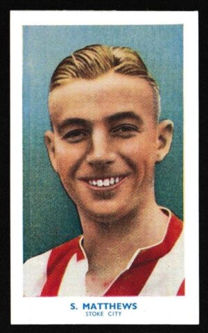 Hill (R&J) - 'Famous Footballers (Hy. Archer) Card #17 - Stanley Matthews (Stoke City)