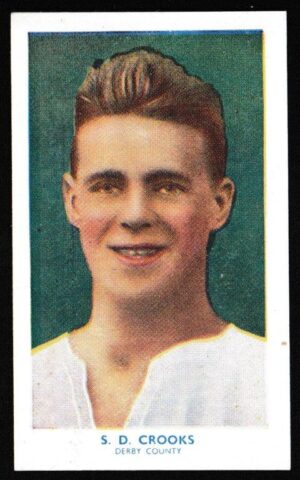 Hill (R&J) - 'Famous Footballers (Hy. Archer) Card #2 - Samuel Crooks (Derby County)