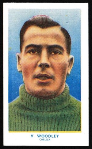Hill (R&J) - 'Famous Footballers (Hy. Archer) Card #25 - Victor Woodley (Chelsea)